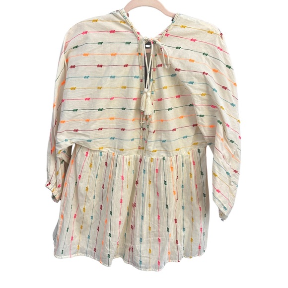 Zara Colorful Multicolor Dotted V-Neck Mini Dress Romper - Picture 6 of 11